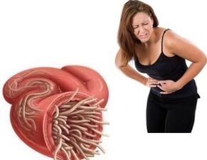 parasitoen sintomak gorputzean